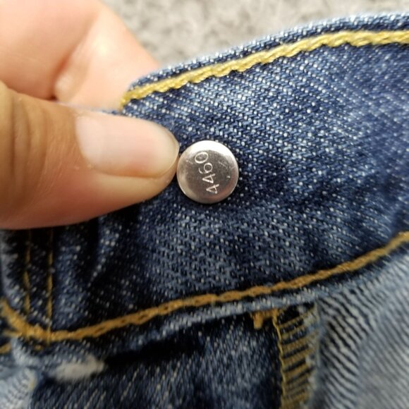 Levis Jeans Mens 40 Blue High Rise Relaxed Fit Tapered Leg Denim Shorts - Picture 10 of 15